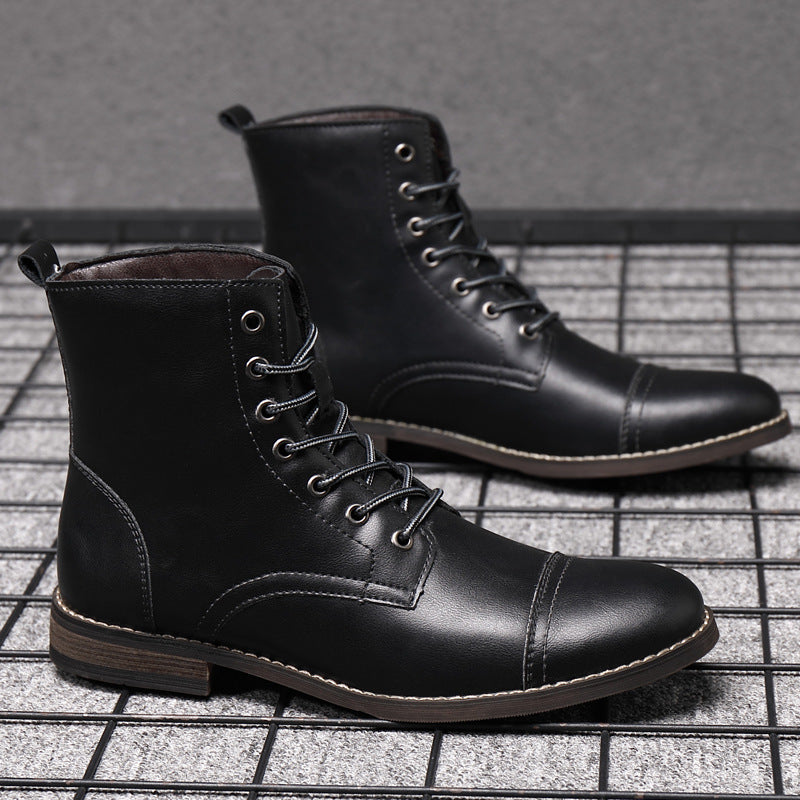 Morgan™ Faux Leather Ankle Boots — Trendy Design with All-Day Support