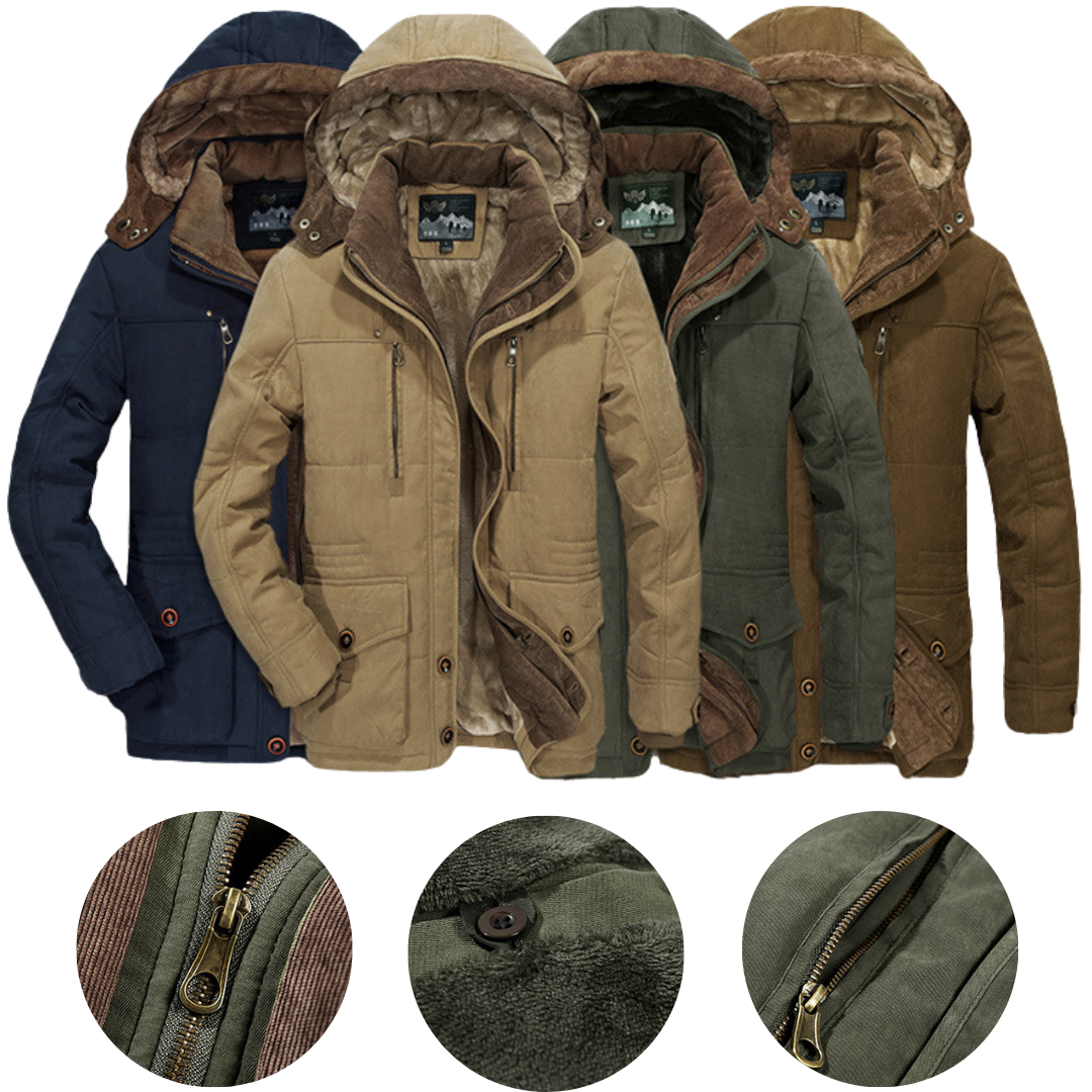 Maximilian™ Fleece-Lined Winter Jacket Last day 80% off!