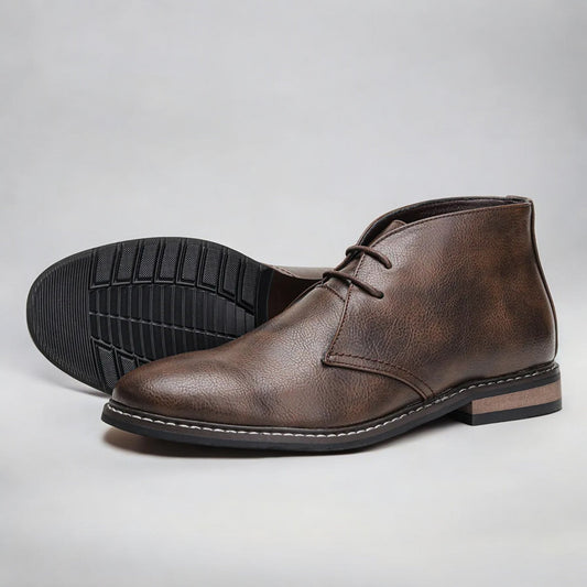 Herold™ Leather Chukka Boots — Rugged Style with Lasting Comfort