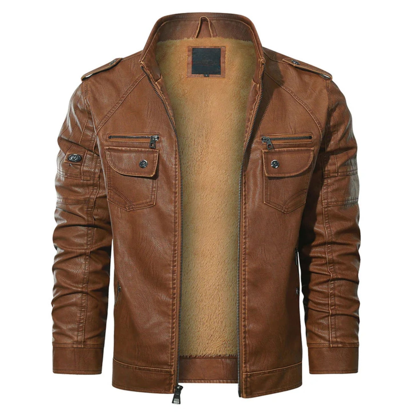 Fleece Biker Jacket Last Day 80% Off!