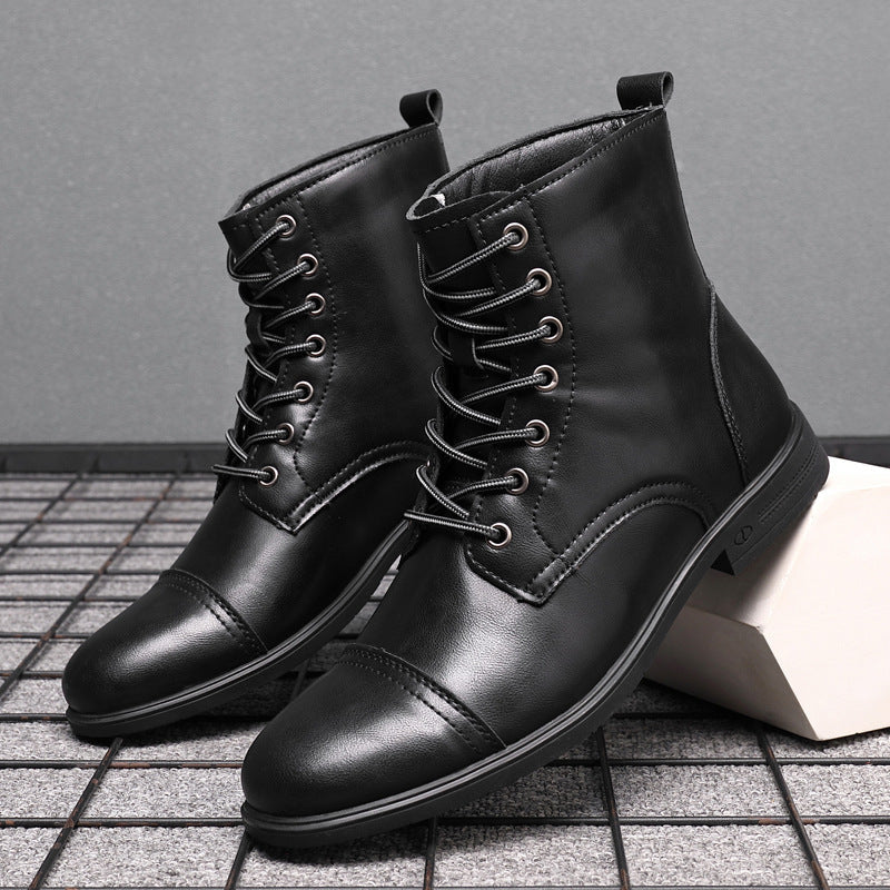 Morgan™ Faux Leather Ankle Boots — Trendy Design with All-Day Support