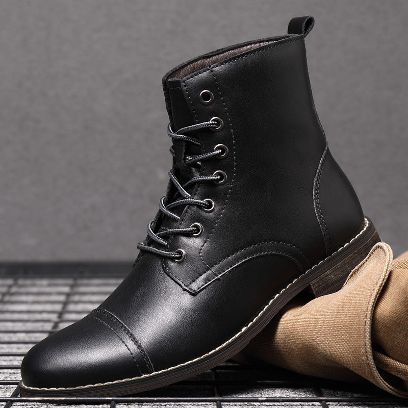 Morgan™ Faux Leather Ankle Boots — Trendy Design with All-Day Support
