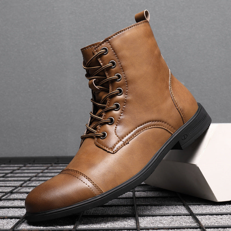 Morgan™ Faux Leather Ankle Boots — Trendy Design with All-Day Support