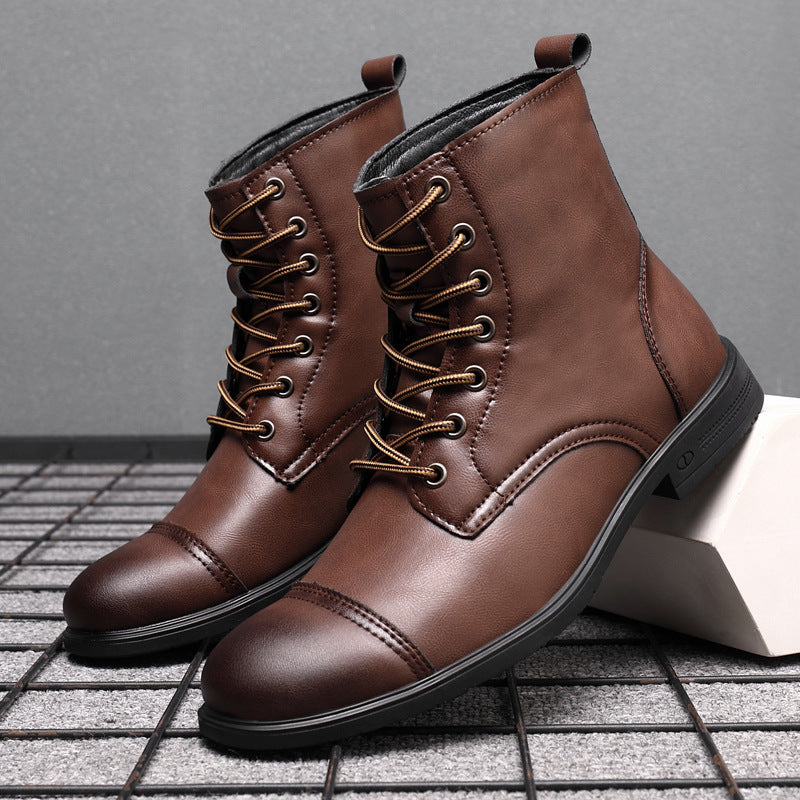 Morgan™ Faux Leather Ankle Boots — Trendy Design with All-Day Support