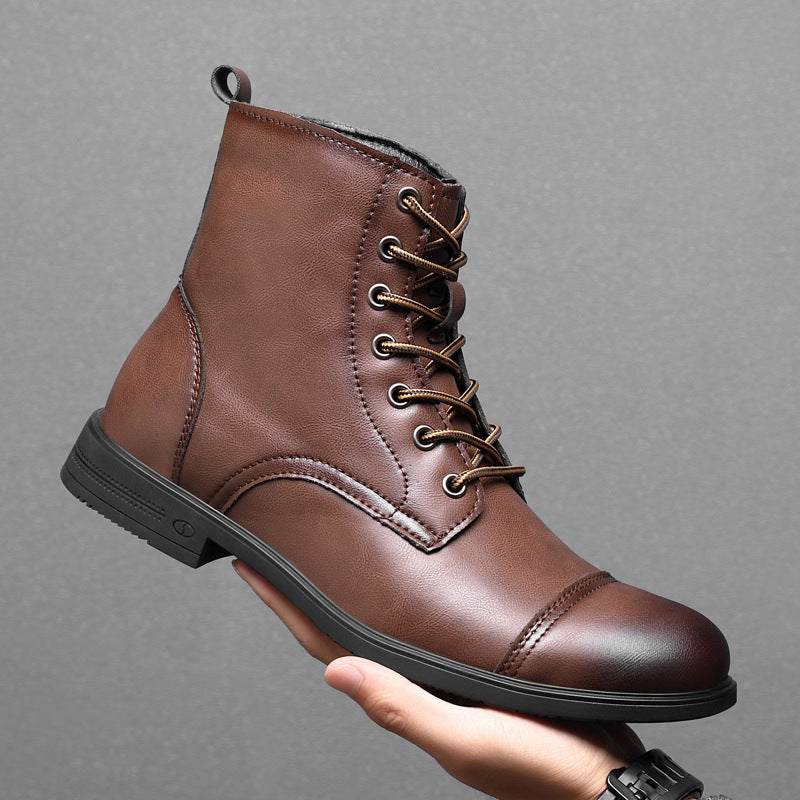 Morgan™ Faux Leather Ankle Boots — Trendy Design with All-Day Support