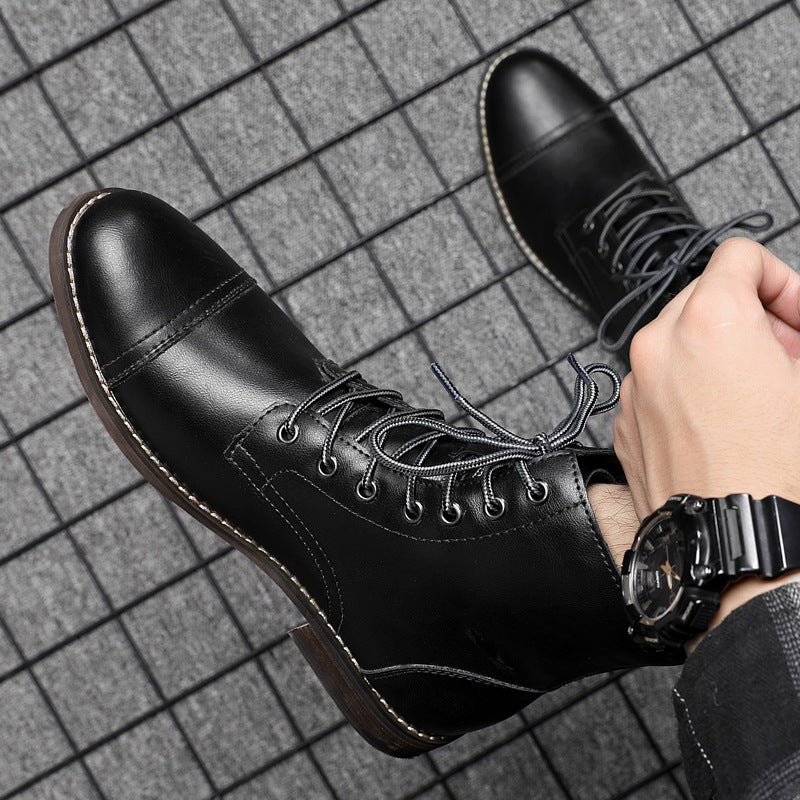 Morgan™ Faux Leather Ankle Boots — Trendy Design with All-Day Support