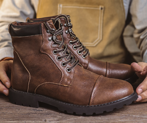 Colton™ Premium Leather Boots — Classic Design, All-Day Comfort