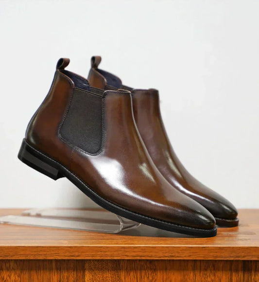 Blake™ Refined Leather Chelsea Boots — Sleek Design with Premium Comfort