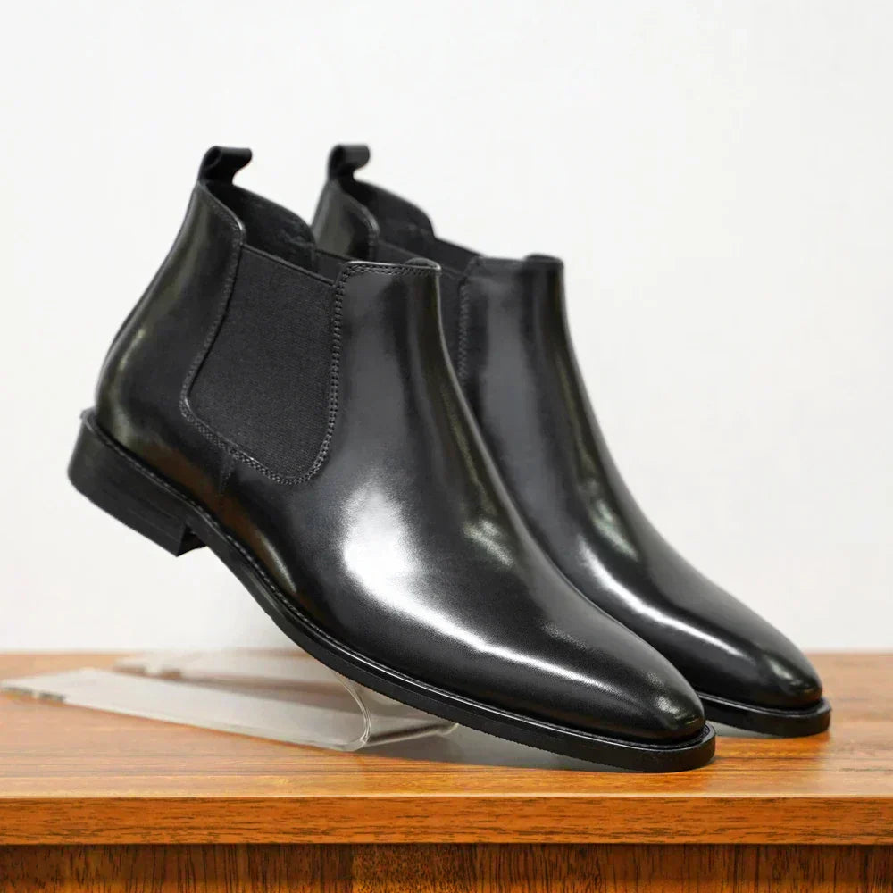 Blake™ Refined Leather Chelsea Boots — Sleek Design with Premium Comfort